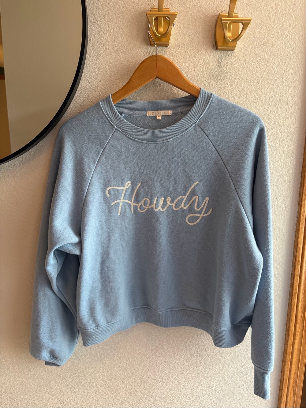 Z SUPPLY Coastal Blue Howdy Pullover - Picture 3 of 7